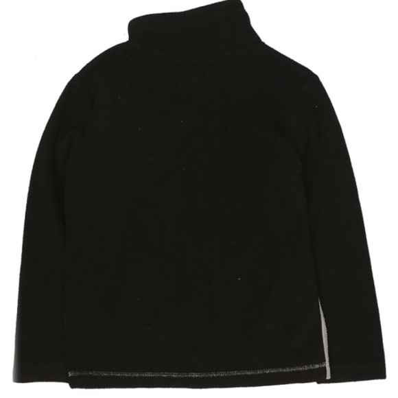 Old Navy | Fleece Half Zip Black Gray Yellow Neon - Picture 4 of 8